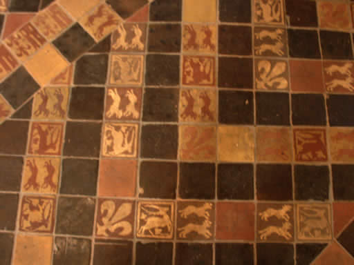 Medieval Floor tiles at Abbaye de Royaumont